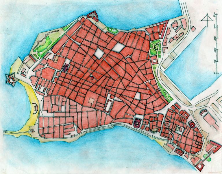 Map of Cadiz